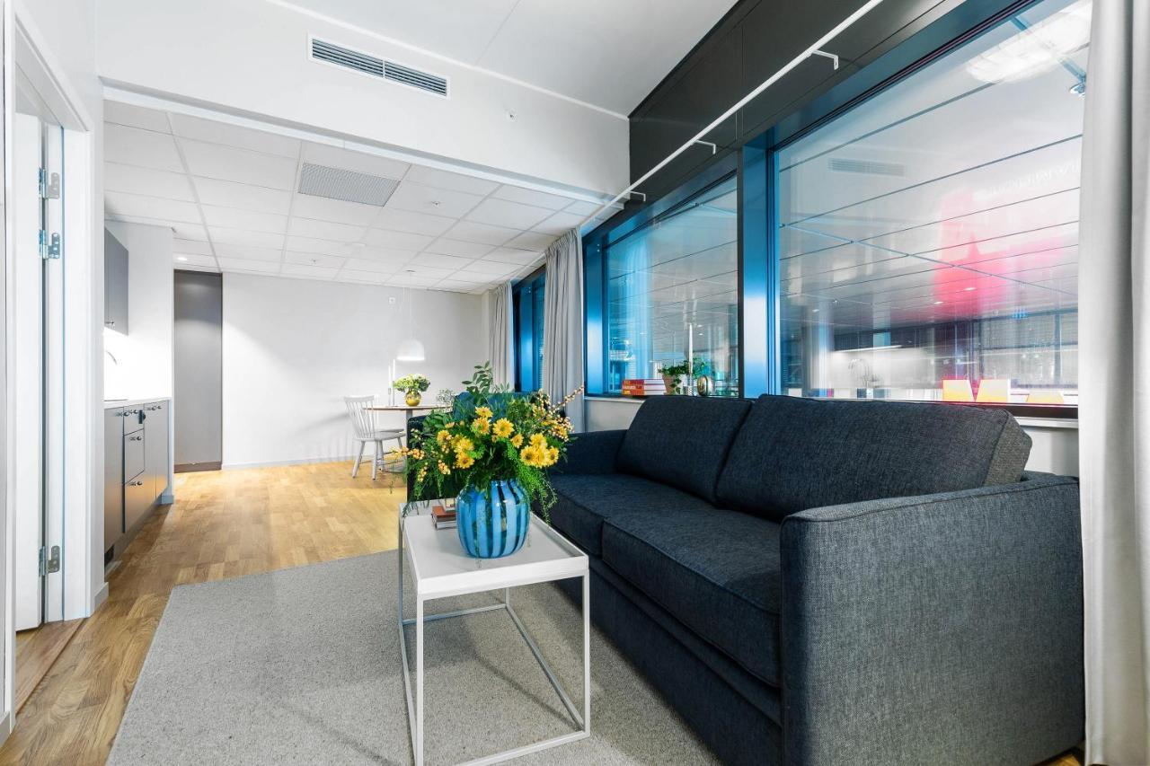 Biz Apartment Bromma Estocolmo Exterior foto The interior of the new building