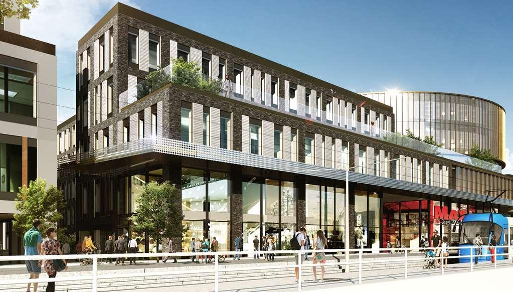 Biz Apartment Bromma Estocolmo Exterior foto The proposed new station building